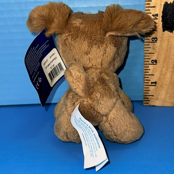 Build A Bear Promise Pets Baby Mini Puppy Dog Brown 5" Plush w/ Tag 2020 - Picture 5 of 12